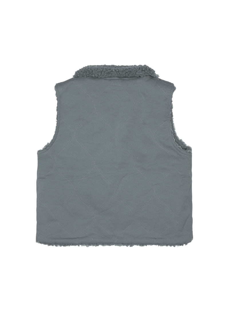 Baje Studio - Eyot body warmer - Greyish blue 