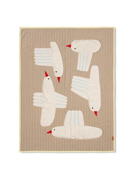 Ferm Living – Steppdecke Bird – Sand