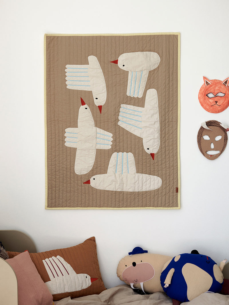 Ferm Living – Steppdecke Bird – Sand