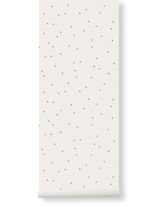 Wallpaper Ferm Living - Dot - Off White