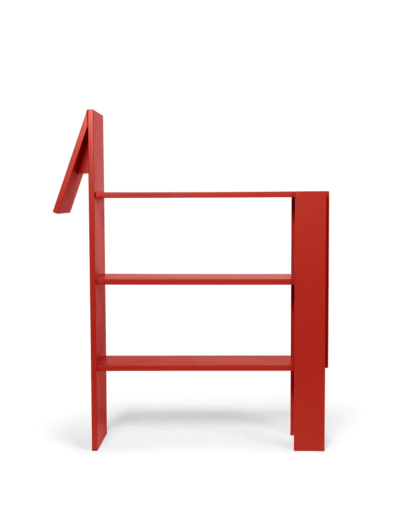 Ferm Living - Horse bookcase - Poppy Red 