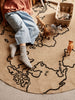 Ferm Living - Jute rond vloerkleed - World - Small