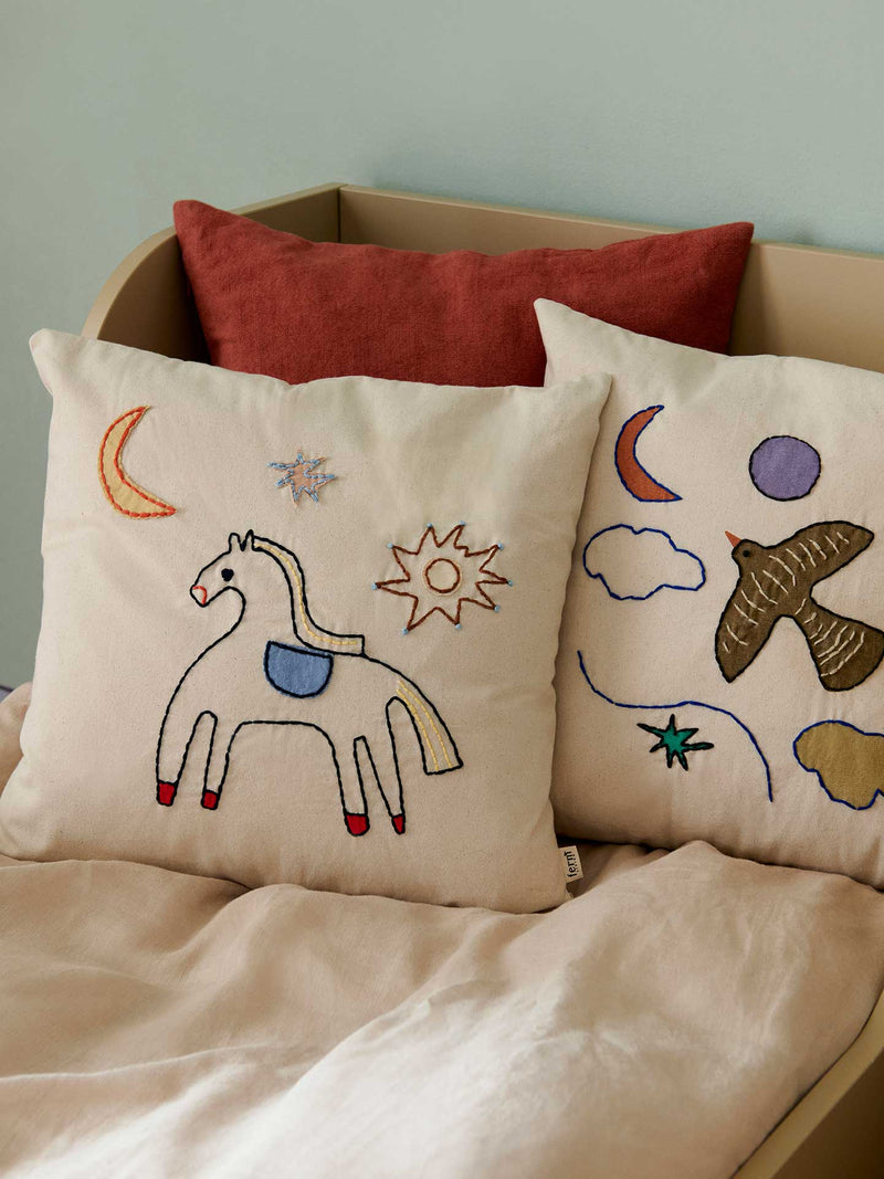 Ferm Living - Naive Bird Cushion