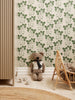 Wallpaper Ferm Living - Strawberry Field - Green