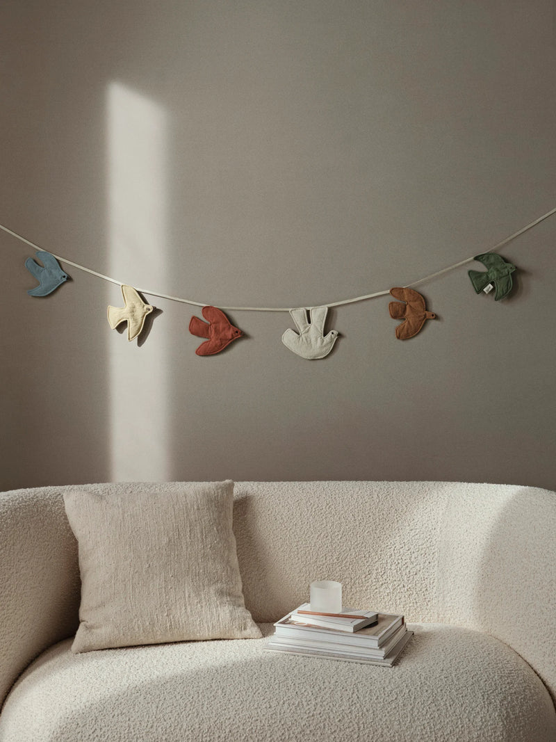 Ferm Living - Swif Bird Garland / bird garland - Multi