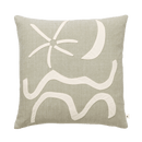 Ferm Living Kove Cushion Elm Green - einschließlich Füllung - 100% Hands Baumwolle