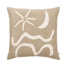 Ferm Living Kove Cushion Tan - einschließlich Füllung - 100% Getts Baumwolle