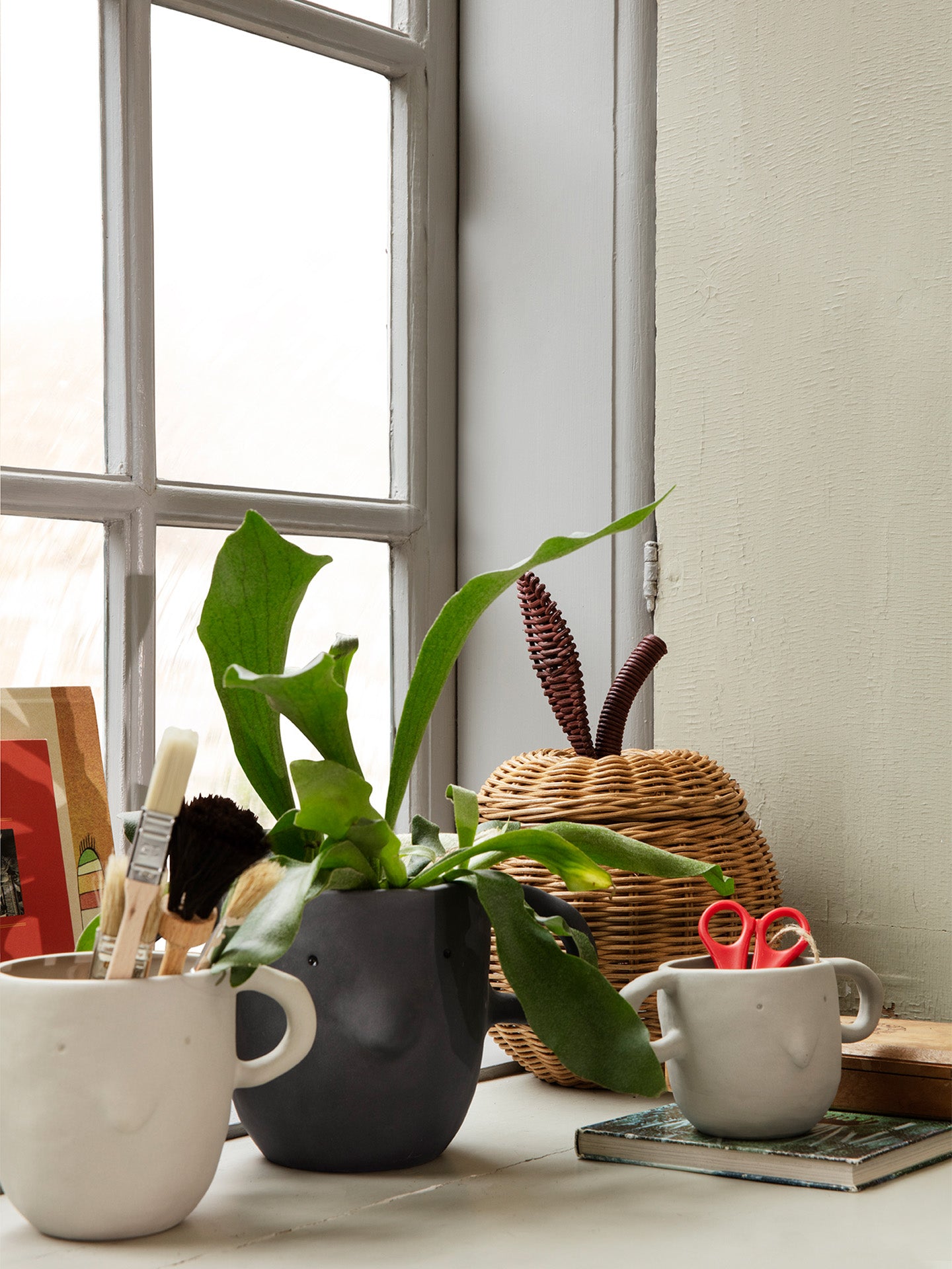 Ferm Living Mus Xl Pflanzen Pot - Verspielter Blumenpot Kinderzimmer