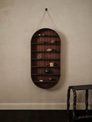 Ferm Living - Dormo ovale/ Scaffale a parete - quercia affumicata