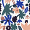 Échantillon de papier peint Meet Me at the Wall - Flowerplay Light - Natural North