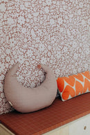 Wallpaper Meet Me at the Wall - Flowerfield Warm Taupe - Natural North