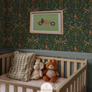 wallpaper forest animals children's wallpapers nursery decor