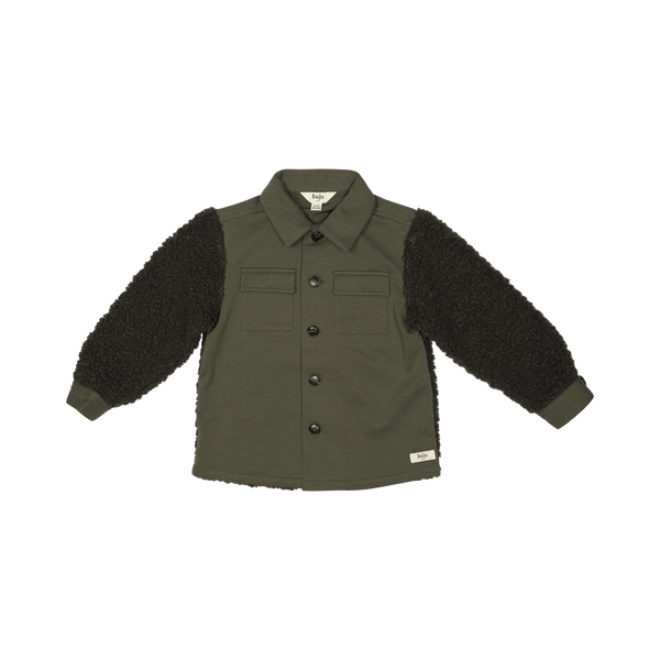 Baje Studio - Friar Teddy jacket - Greyish green