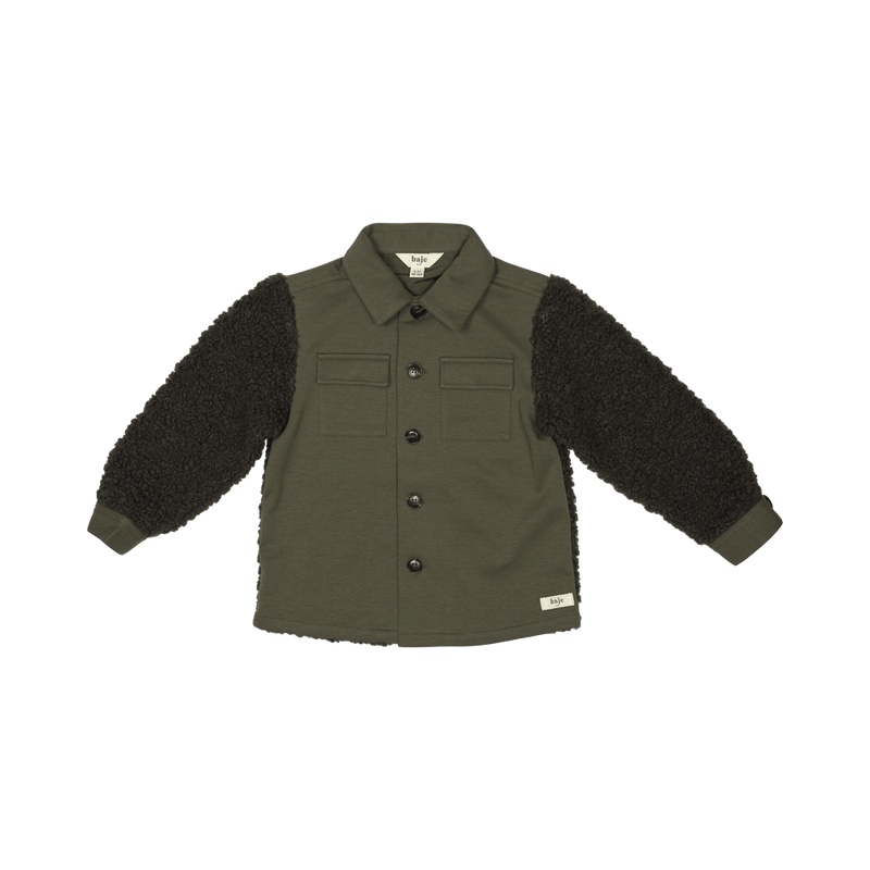 Baje Studio - Friar Teddy jacket - Greyish green 