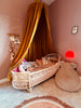 Leo &amp; Moon Rattan Kleinkinderbett / Juniorbett Yara