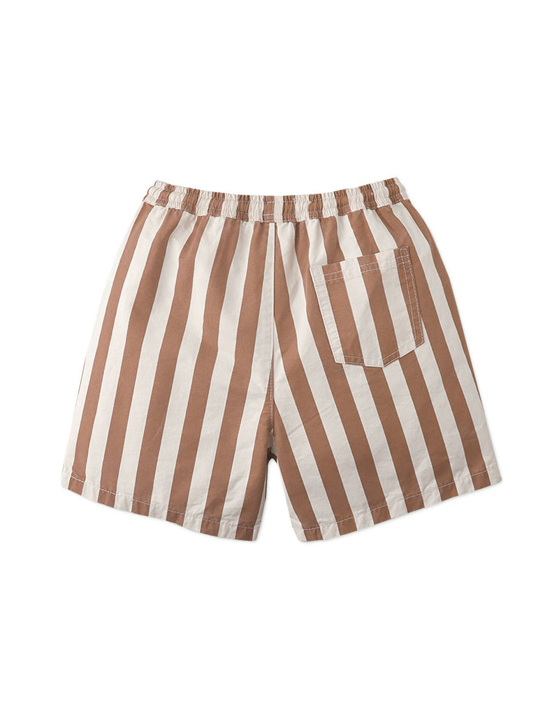 Gingersnaps - Short Cody Stripes | Brown