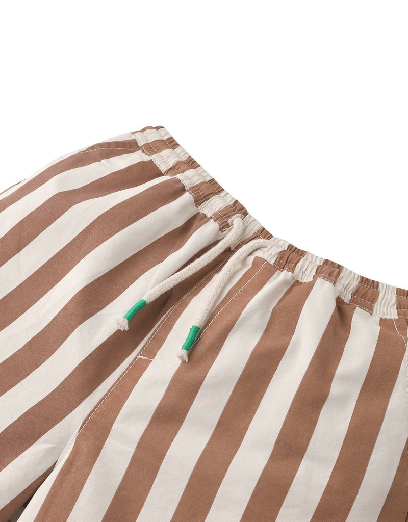 Gingersnaps - Short Cody Stripes | Brown