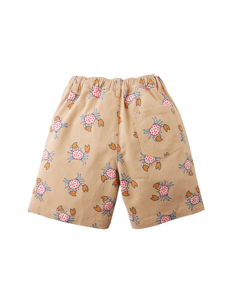 Gingersnaps - Enzo Short in crab print