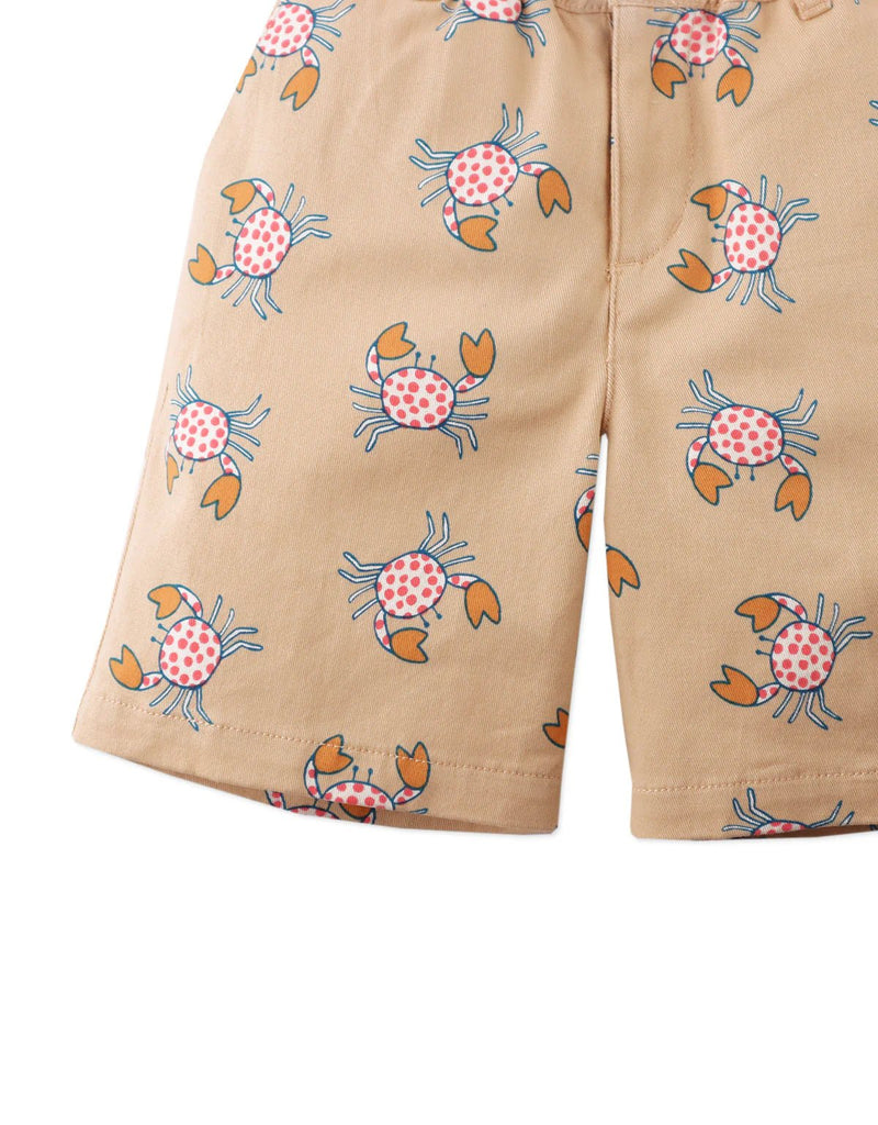 Gingersnaps - Enzo Short in crab print