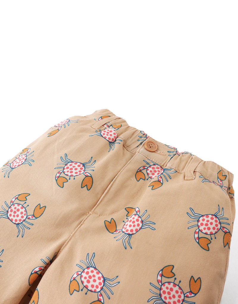 Gingersnaps - Enzo Short in crab print