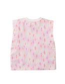 Gingersnaps - Katya Printed Top with Pom -Pom and Tessels on Neckline