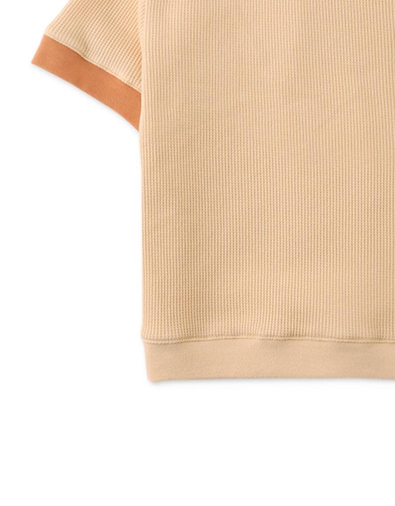 Gingersnaps - Khaki Knit Boys Shirt