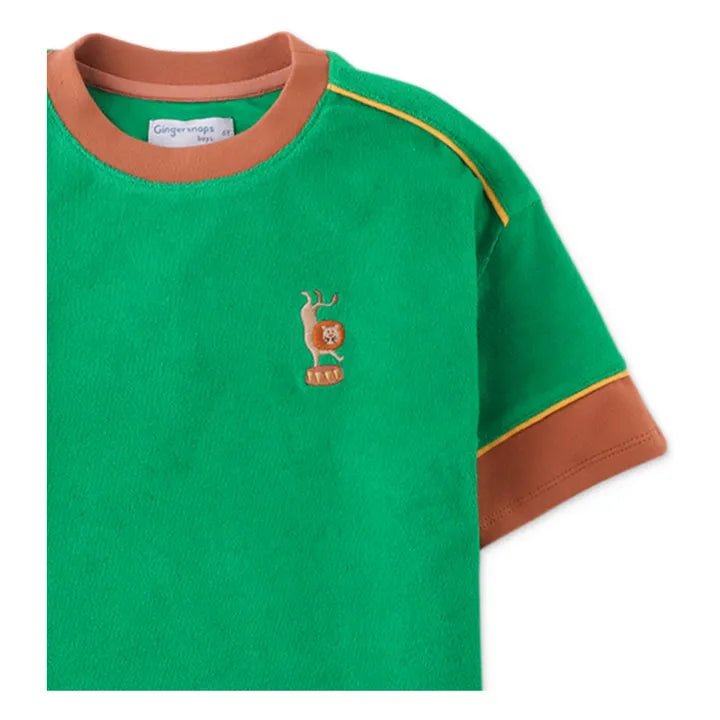 Gingersnaps - Logan Sponge T-shirt | Meadow Green