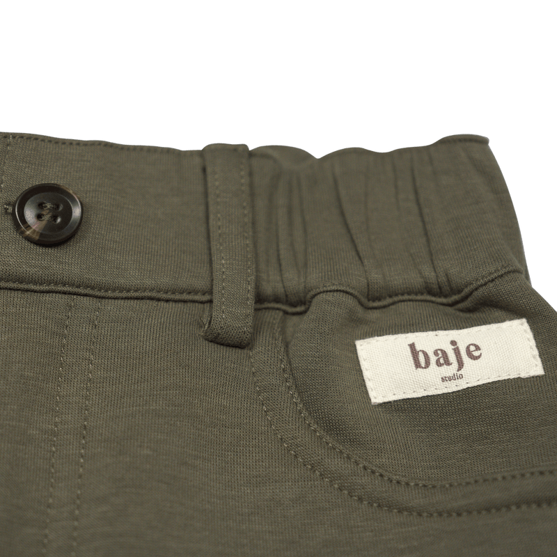 Baje Studio - Grays Jersey Pants - Greyish Green