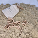 Grenn uitstekers eenhoorn en toverstaf