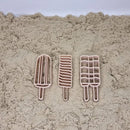 Grenn uitstekers waterijsjes