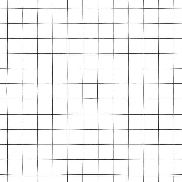 Wallpaper Lilipinso - Grid Black/White