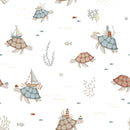 Papier peint lilipins - lotan - tortues en mer