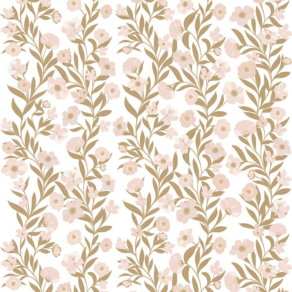 Wallpaper sample Lilipinso - Eleonore - Flower garlands