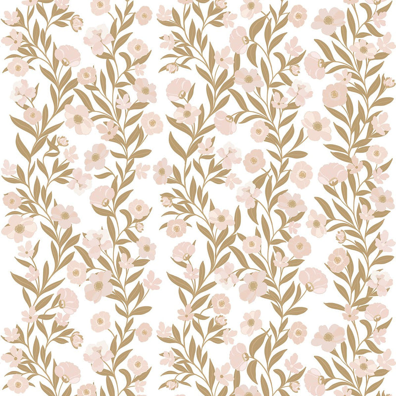 Wallpaper sample Lilipinso - Eleonore - Flower garlands