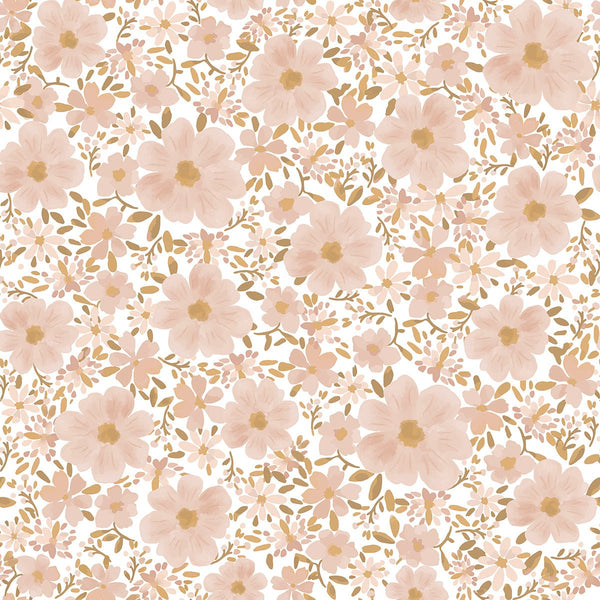 Wallpaper sample Lilipinso - Eleonore - Flowers - White