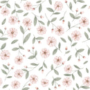 Behang Lilipinso - Eden - White rosebuds and sparkle