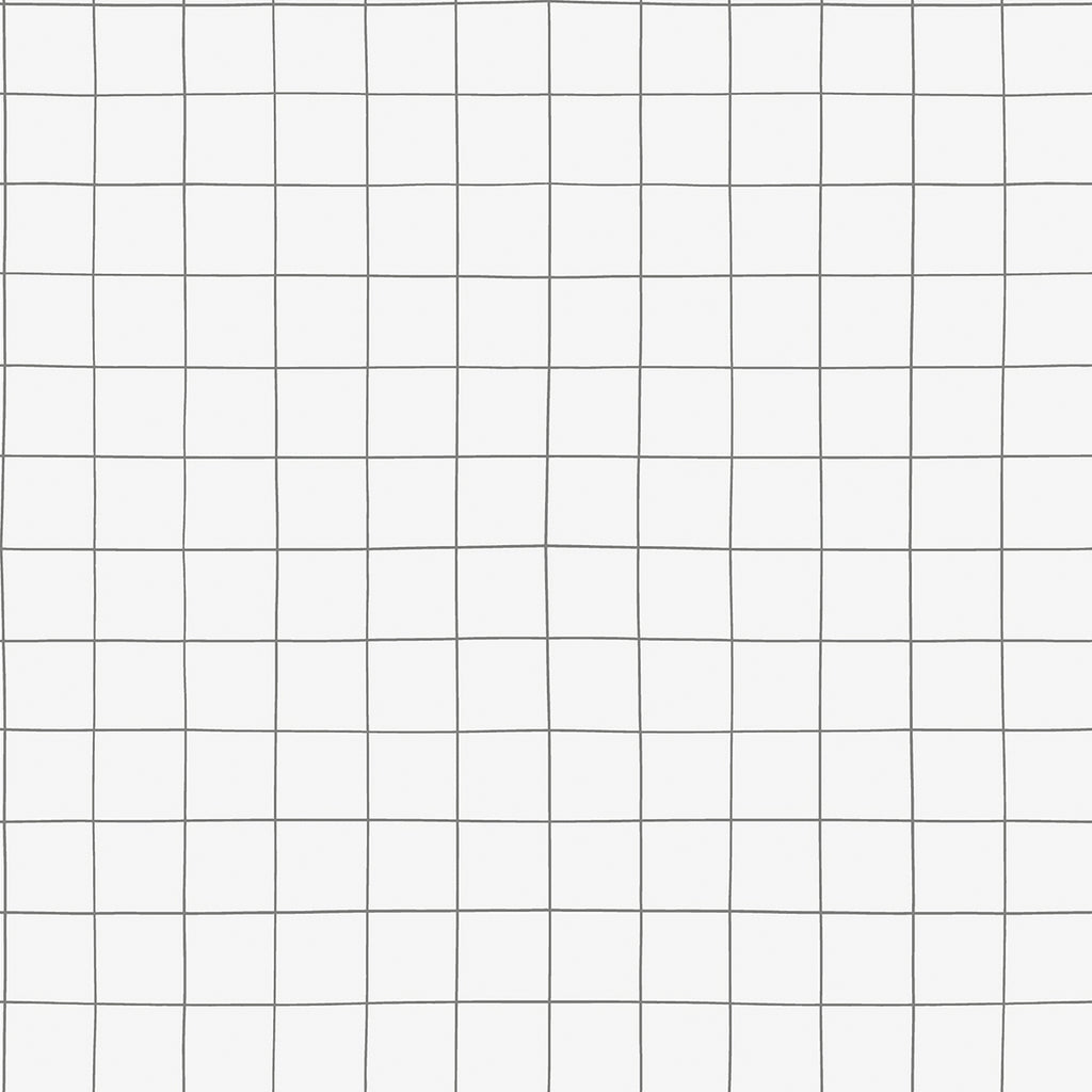 Wallpaper Lilipinso - Grid Dark Grey