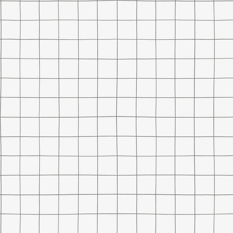 Wallpaper Lilipinso - Grid Dark Grey