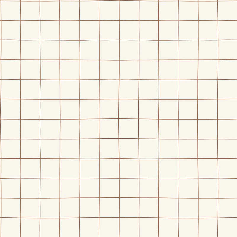 Wallpaper Lilipinso - Grid Caramel