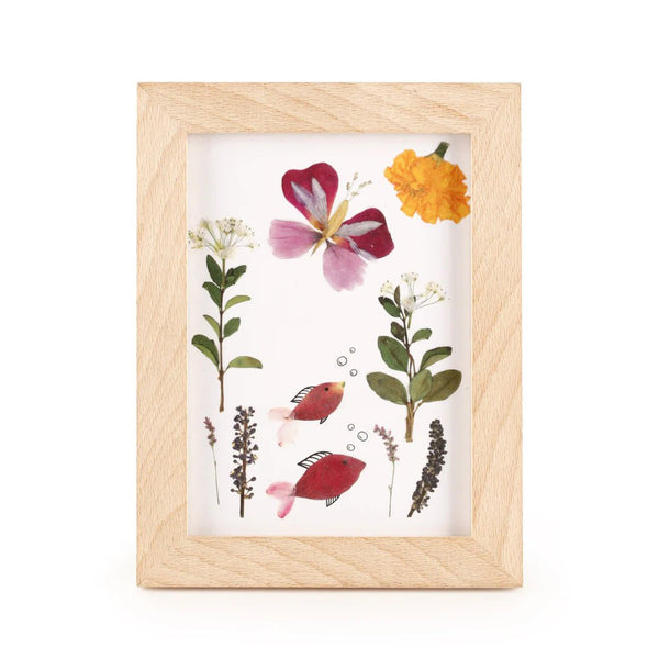 Kikkerland Huckleberry - Frame with pressed flowers