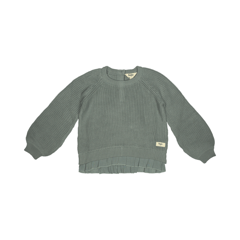 Baje Studio – Hayes-Pullover – Graublau