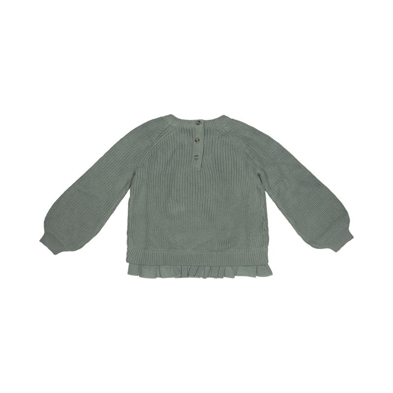 Baje Studio – Hayes-Pullover – Graublau