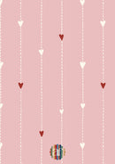 Wallpaper Hearts - Pink and Red