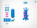 Hey Clay klei set aliens voor jongens en meisjes scorpio burger en trio