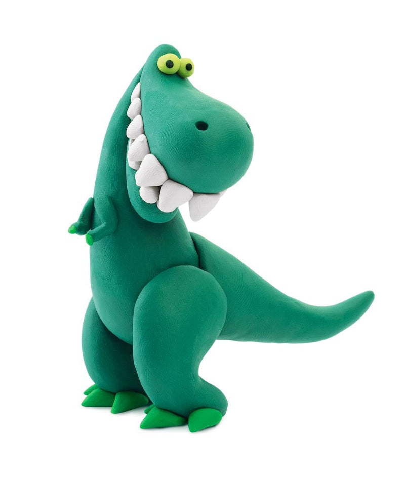 Hey Clay kleiset t-rex dino knutselen met klei