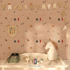 Playful Dog Wallpaper for Kids and Children’s Rooms
