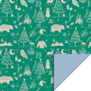 House of Products Inpakpapier - Vintage Forest Green - Blue