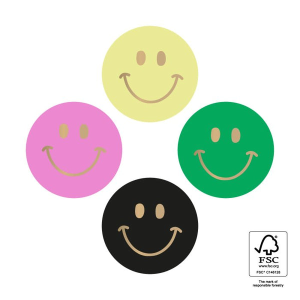 House of Products Gift Stickers - Multi - Smiley Mini