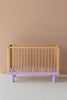 Karl & Fric Nox Ledikant 60x120cm + Junior Rail % set - Natural Wood & Lavendel