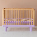 Karl & Fric Lit Nox 60x120cm + Ensemble Junior Rail - Bois Naturel & Lavande